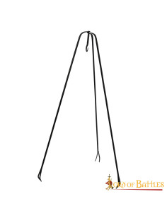 Wrought iron tripod medieval campfire, 150 cm.