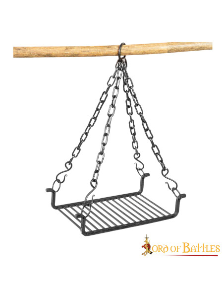 Wrought iron grill for camping, 25 x...