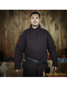 Padded medieval gambeson type 8 with closed collar