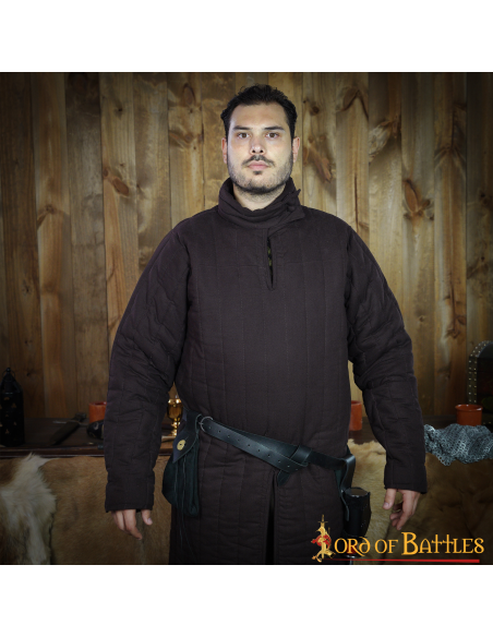 Padded medieval gambeson type 8 with...