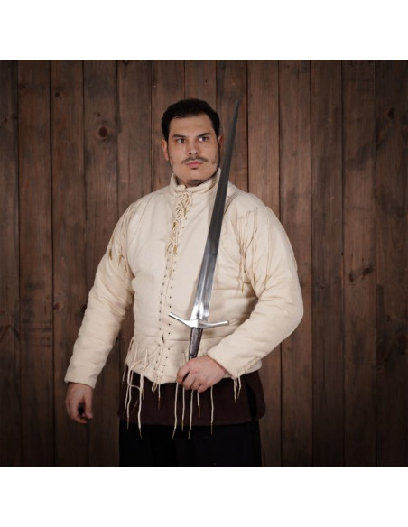 Ecru functional vest s. XV, with laces