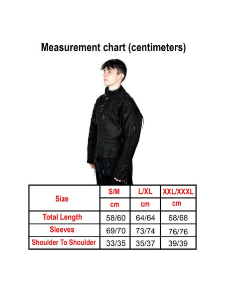 Functional black vest s. XV, with laces