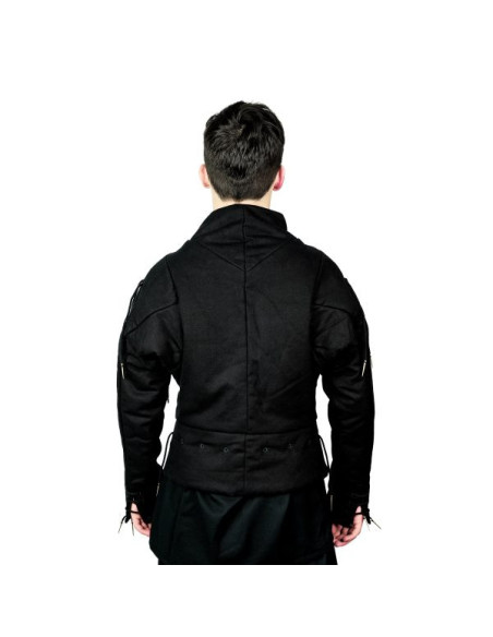 Functional black vest s. XV, with laces