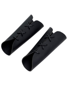 Smooth medieval bracelets handmade in leather 2