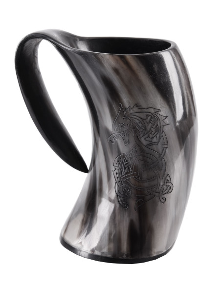 Viking jug Fenrir the Norse Wolf,...