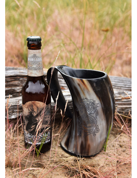 Viking jug Fenrir the Norse Wolf,...