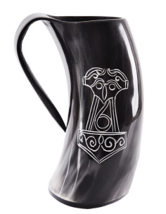 Viking mug Mjolnir Hammer of Thor, 650-800 ml.