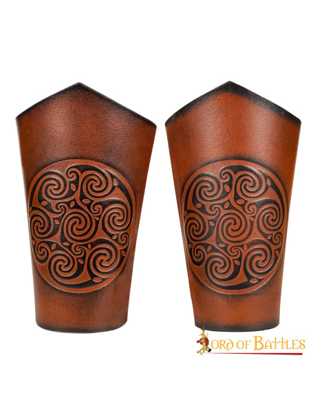 Genuine leather bracelets embossed...