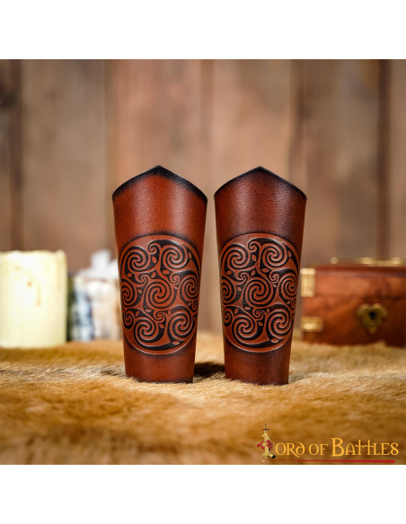 Genuine leather bracelets embossed...