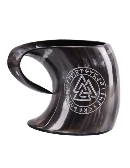 Celtic beer mug with valknut and...
