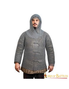 Chainmail with executioner rings 10 mm. zinc coated