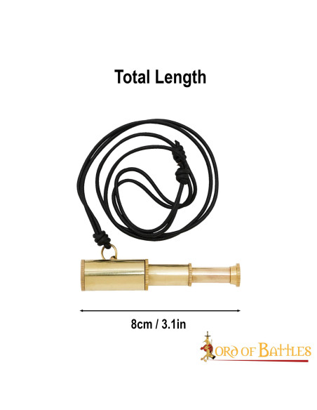 Extendable mini-telescope pendant