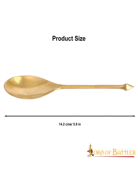 Set of 2 Roman brass spoons (14 cm.)