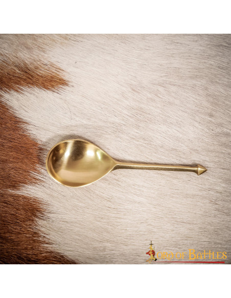 Set of 2 Roman brass spoons (14 cm.)