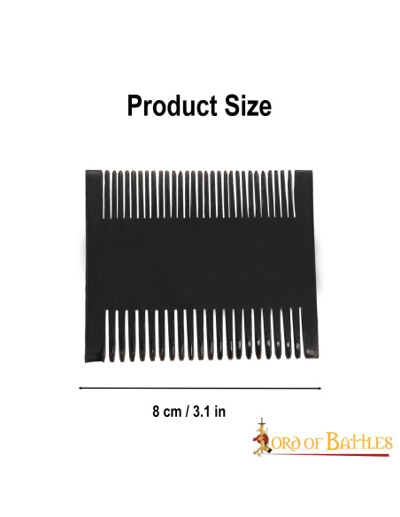 Medieval comb for women in ox horn