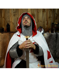 Cloak of the Knights Templar with hood