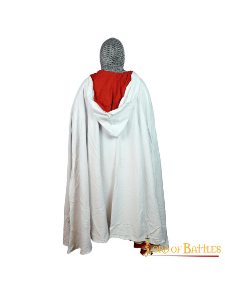 Cloak of the Knights Templar with hood