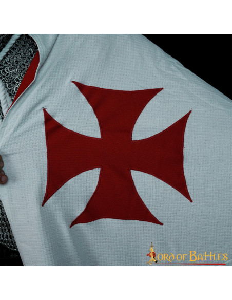 Cloak of the Knights Templar with hood