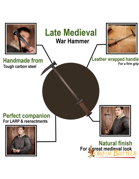 medieval war hammer, gothic medieval war hammer, gothic