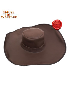 Diego Alatriste Wide Brim Hat in Brown