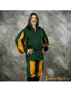 Renaissance Drago Pants - Green and Orange 2