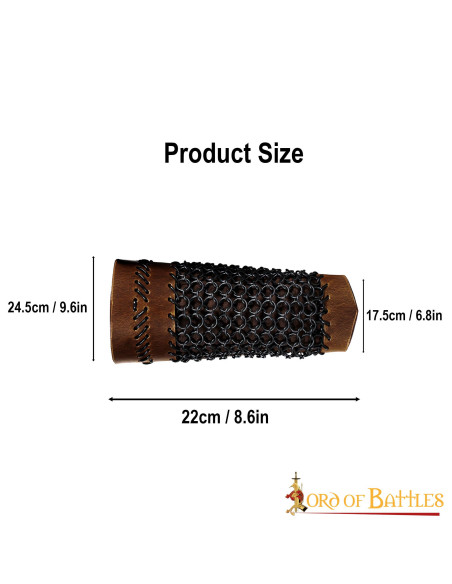 Medieval Chainmail Bracers