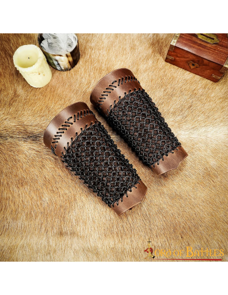 Medieval Chainmail Bracers