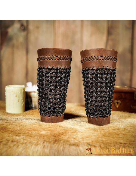 Medieval Chainmail Bracers