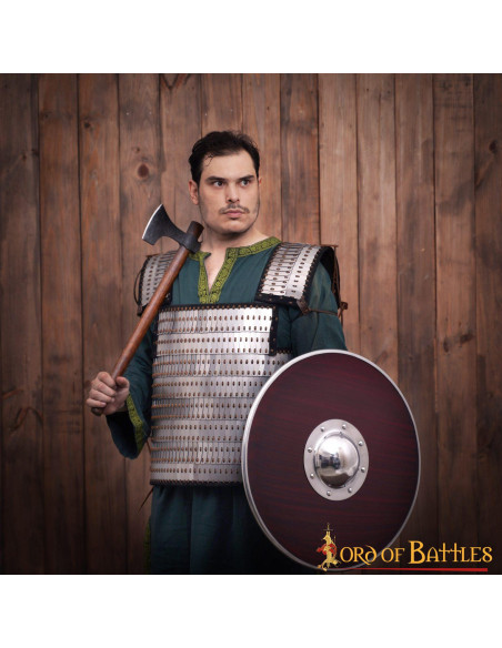 Viking scale armor with visby slats...