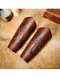 Minas Tirith White Tree Bangles - Brown