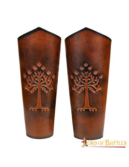 Minas Tirith White Tree Bangles - Brown