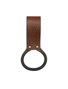 Baldric for Axes with Celtic knots - Brown