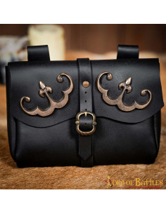 Bag, fanny pack type, from the Late Middle Ages (13x18 cm.)