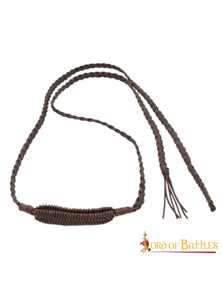 Balearic sling in braided leather