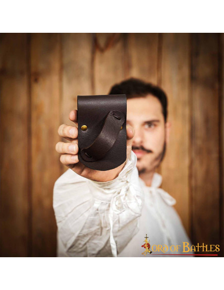 Baldric for wooden swords in leather...