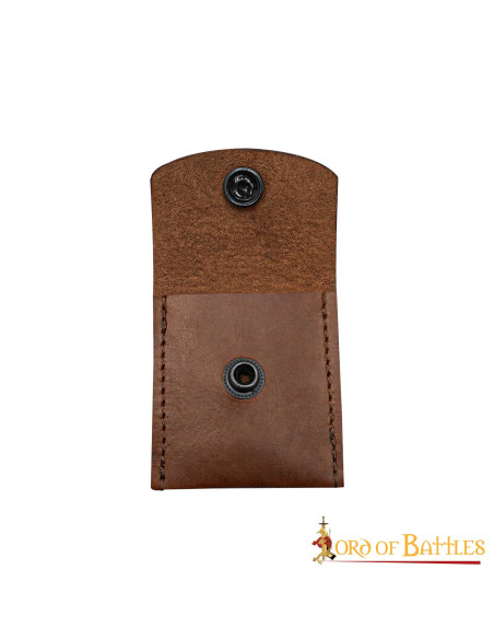 Practical medieval leather purse -... Practical medieval leather purse -...