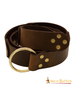 Traditional medieval belt, various sizes - Brown