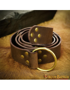 Traditional medieval belt, various sizes - Brown 2