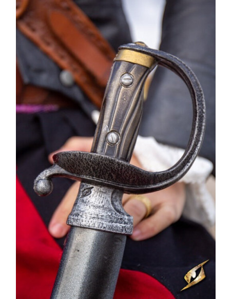 Curved pirate saber for LARP (85 cm.)