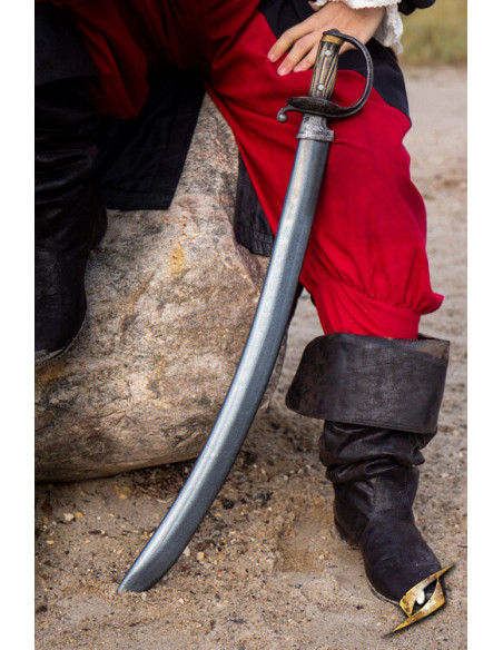 Curved pirate saber for LARP (100 cm.)