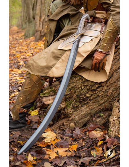 Curved elven sword for LARP (105 cm.)