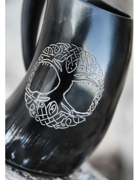 Viking beer mug, the tree of life,...