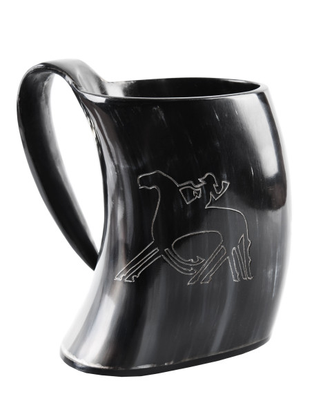 Viking beer mug, Odin and Sleipnir...