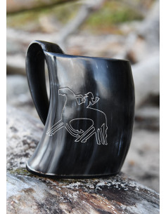 Viking beer mug, Odin and Sleipnir (650-800 ml.) 2