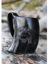 Viking beer mug, Odin and Sleipnir (650-800 ml.)