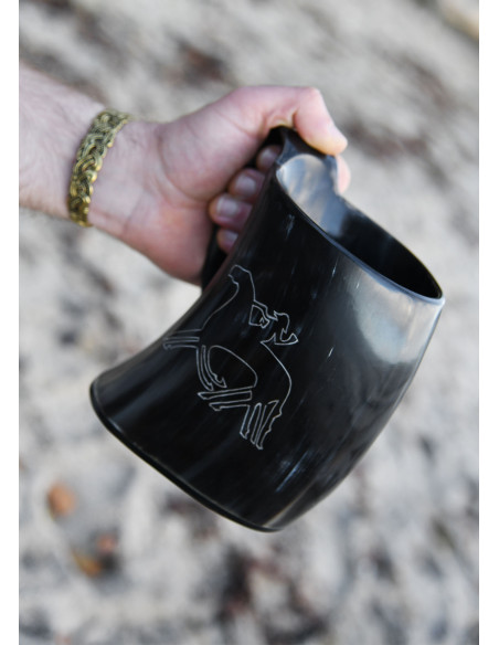 Viking beer mug, Odin and Sleipnir...