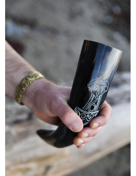 Horn hammer of Thor Mjölnir with...