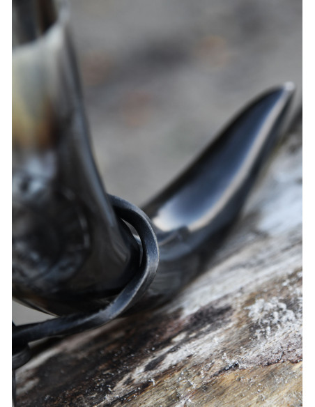 Celtic horn Vegvísir with support...