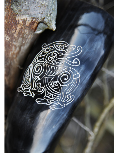 Viking Dragon horn with support...