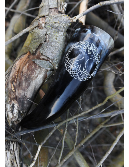 Viking horn, the tree of life...